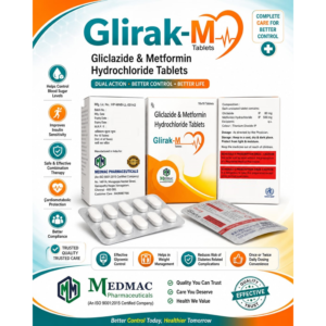 GLIRAK-M Tablets – Gliclazide & Metformin Hydrochloride Tablets